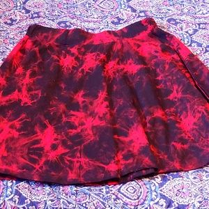 Killstar tye dyed skirt